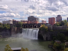 High Falls in the heart of downtown Rochester