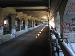 The abandoned subway tunnel in Rochester