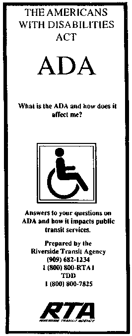 Americans of Disability Act