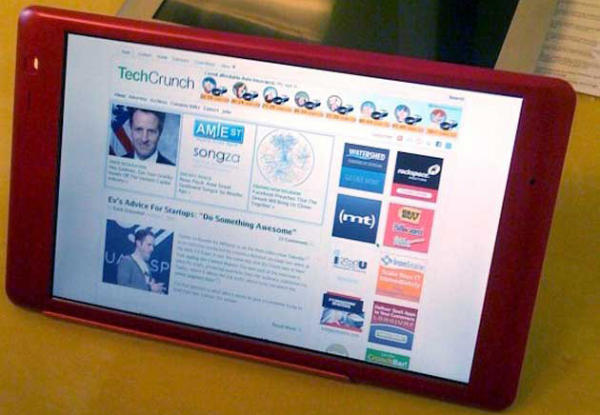 TechCrunch Crunchpad Tablet