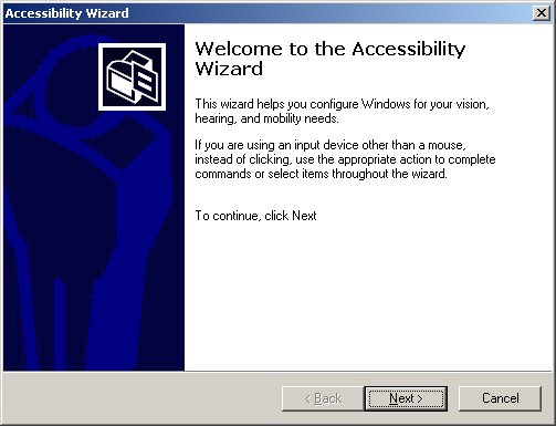 Accessibility Wizard