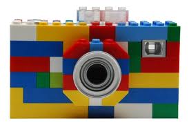 Camera made from legos