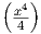 (x4)
 -4